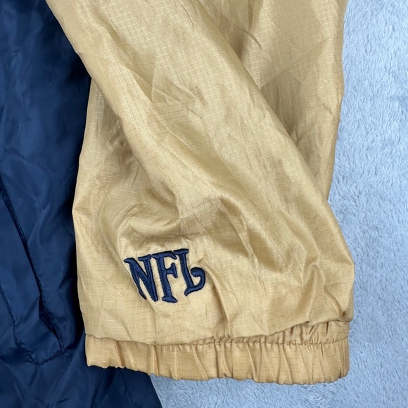 St Louis Rams Men's Size XL Vintage NFL Polyester Full Zip Windbreaker - Picture 13 of 16